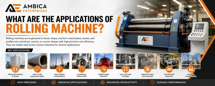 What are the Applications of rolling machine?