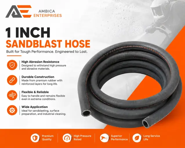 1 inch Sand Blast Hose in India