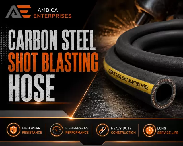 Carbon Steel Shot Blasting Hose – Heavy-Duty & Built to Last - Image 2