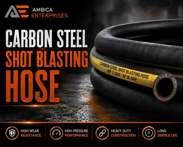 Carbon Steel Shot Blasting Hose – Heavy-Duty & Built to Last - Image 3