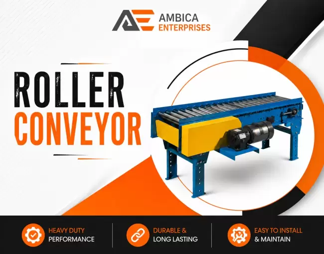ContinuousFlow Roller Conveyor - Reliable Transport for High-Volume Blast Lines - Image 2