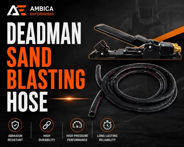 Deadman Sand Blasting Hose - Operator-Safe Control - Image 2