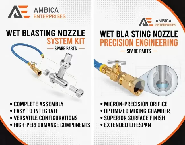 DustLess Wet Blasting Nozzle - Low-Dust, Controlled Finish for Sensitive Sites - Image 2