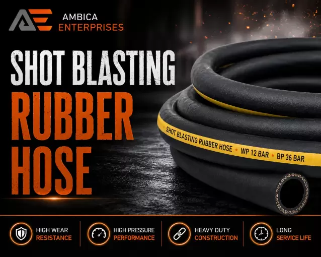 Industrial-Grade Shot Blasting Rubber Hose - Image 2