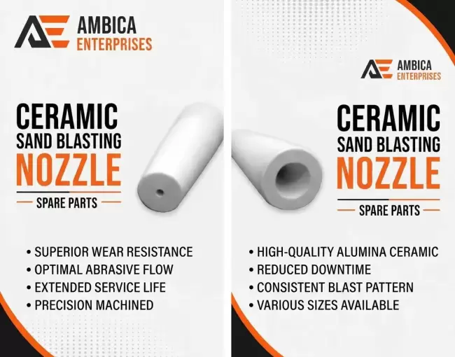SmartChoice Ceramic Sand Blasting Nozzle - Practical Ceramic Nozzle for Everyday Blasting - Image 2